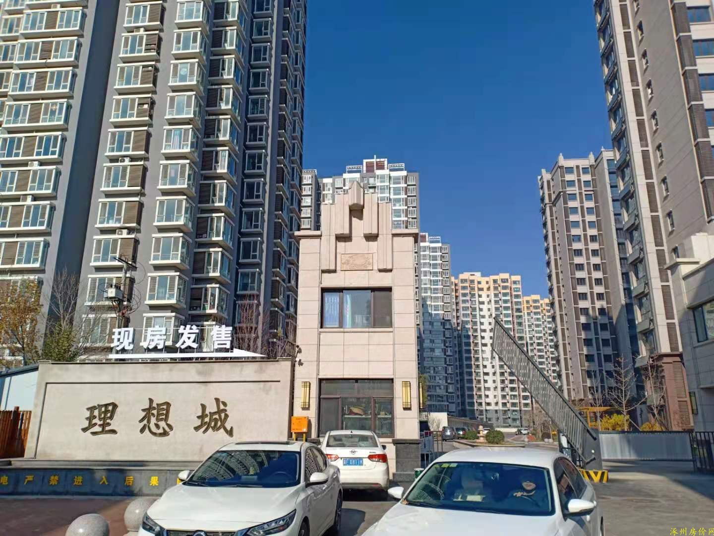 涿州理想城南北主大门图片