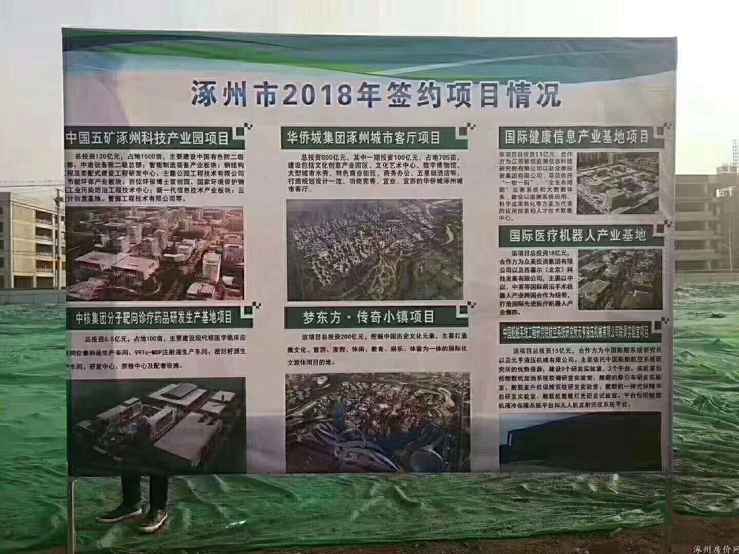 涿州千喜鹤项目周边规划图