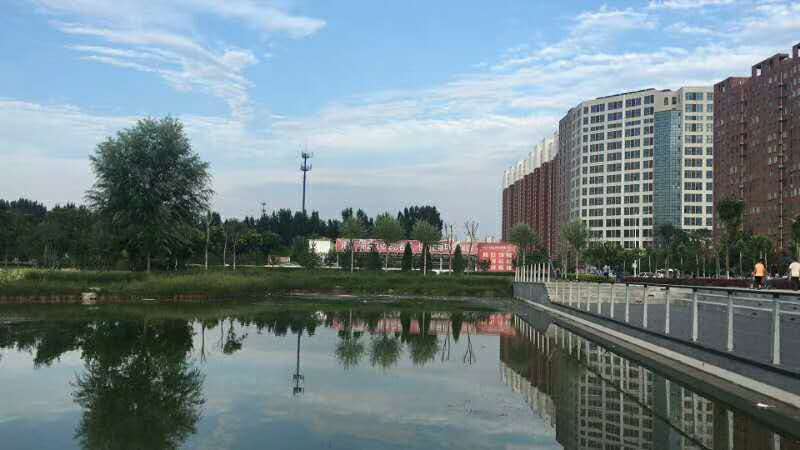 涿州中央风景小区外部拍摄