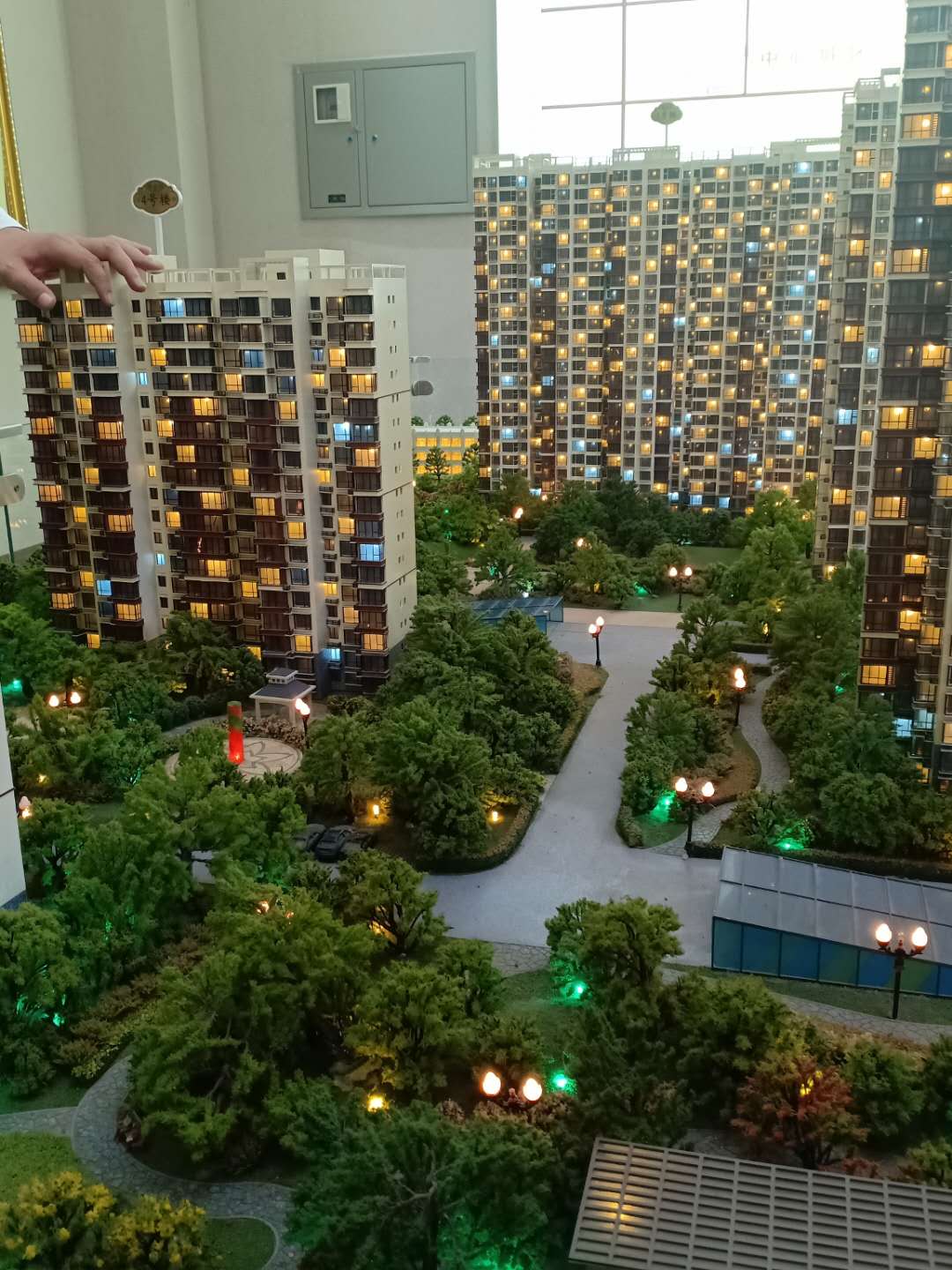 涿州房产、涿州新开楼盘、涿州市中心一手房锦绣范阳楼盘沙盘实景图
