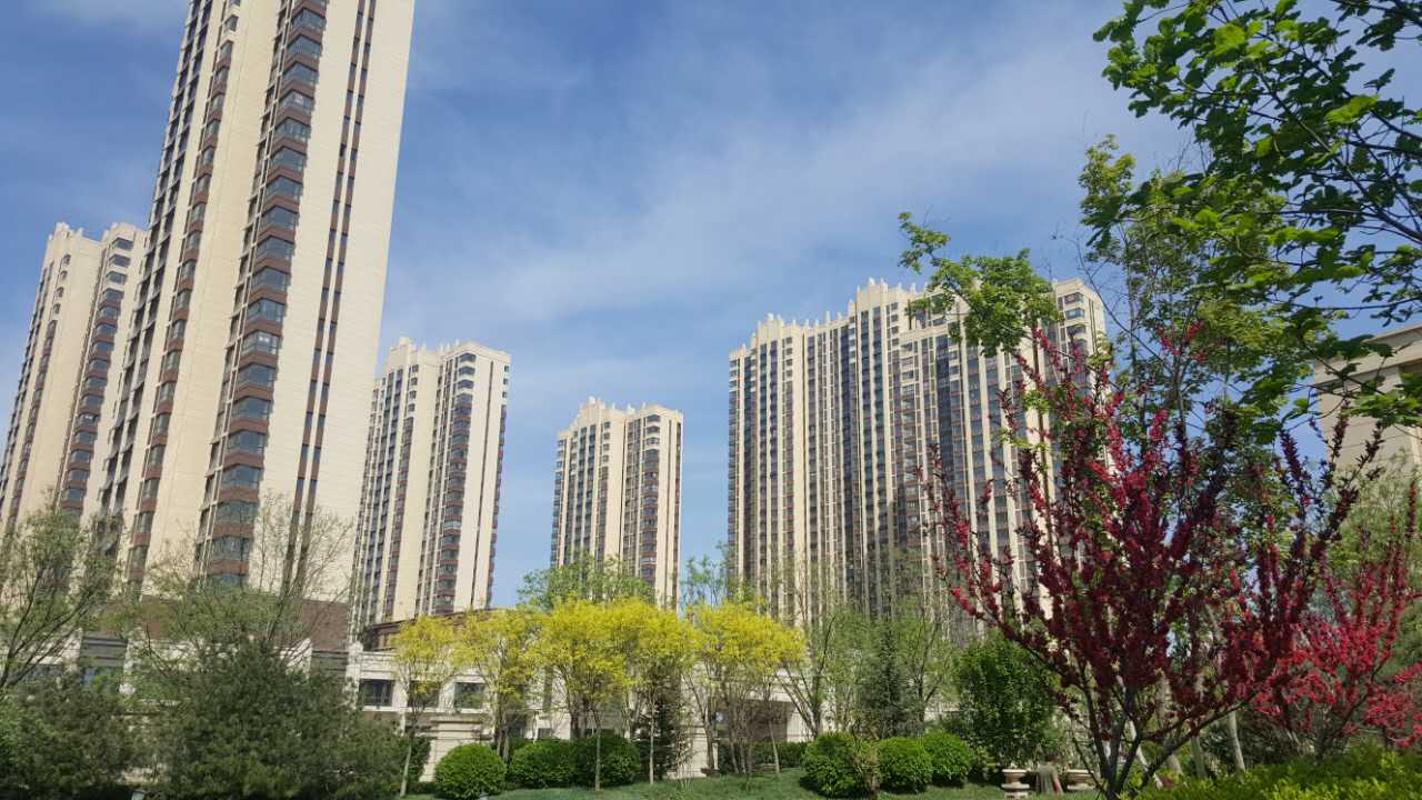 涿州三利中和城小区绿化图片