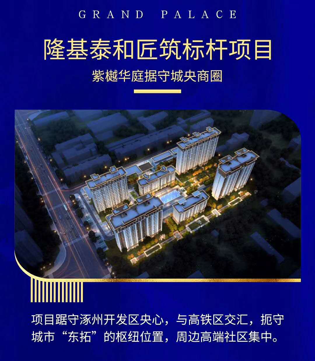 涿州紫樾华庭规划方向图