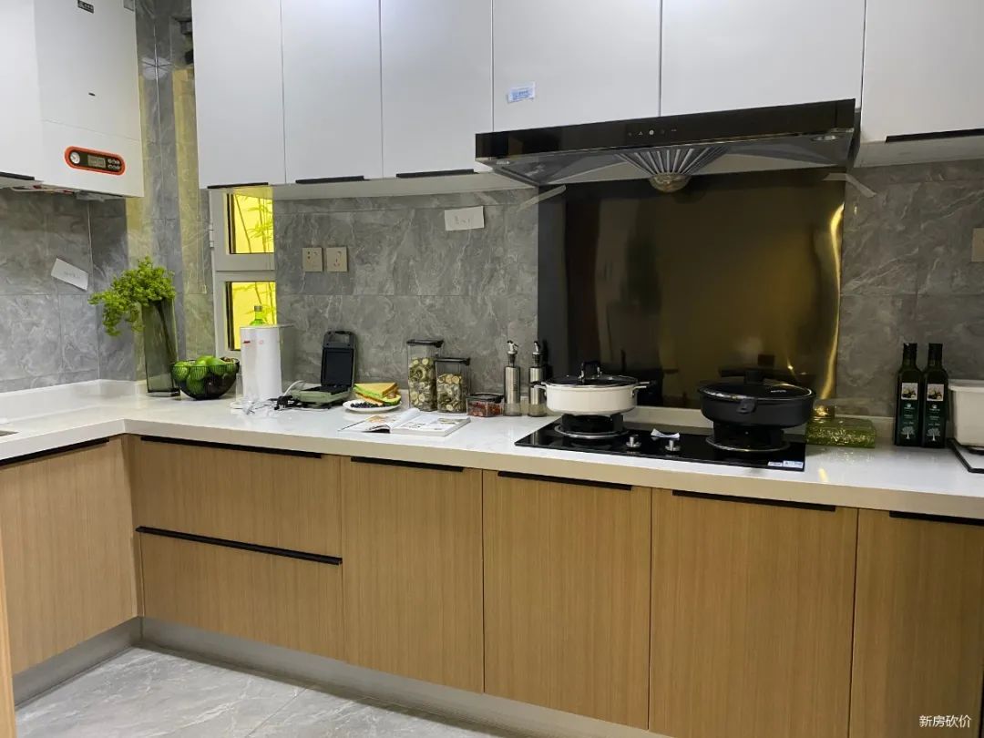 涿州观棠上境厨房精装修风格和厨房精装修装修标准样板间照片