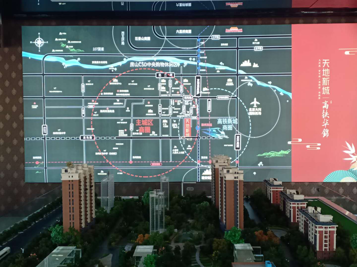 涿州天地新城规划沙盘