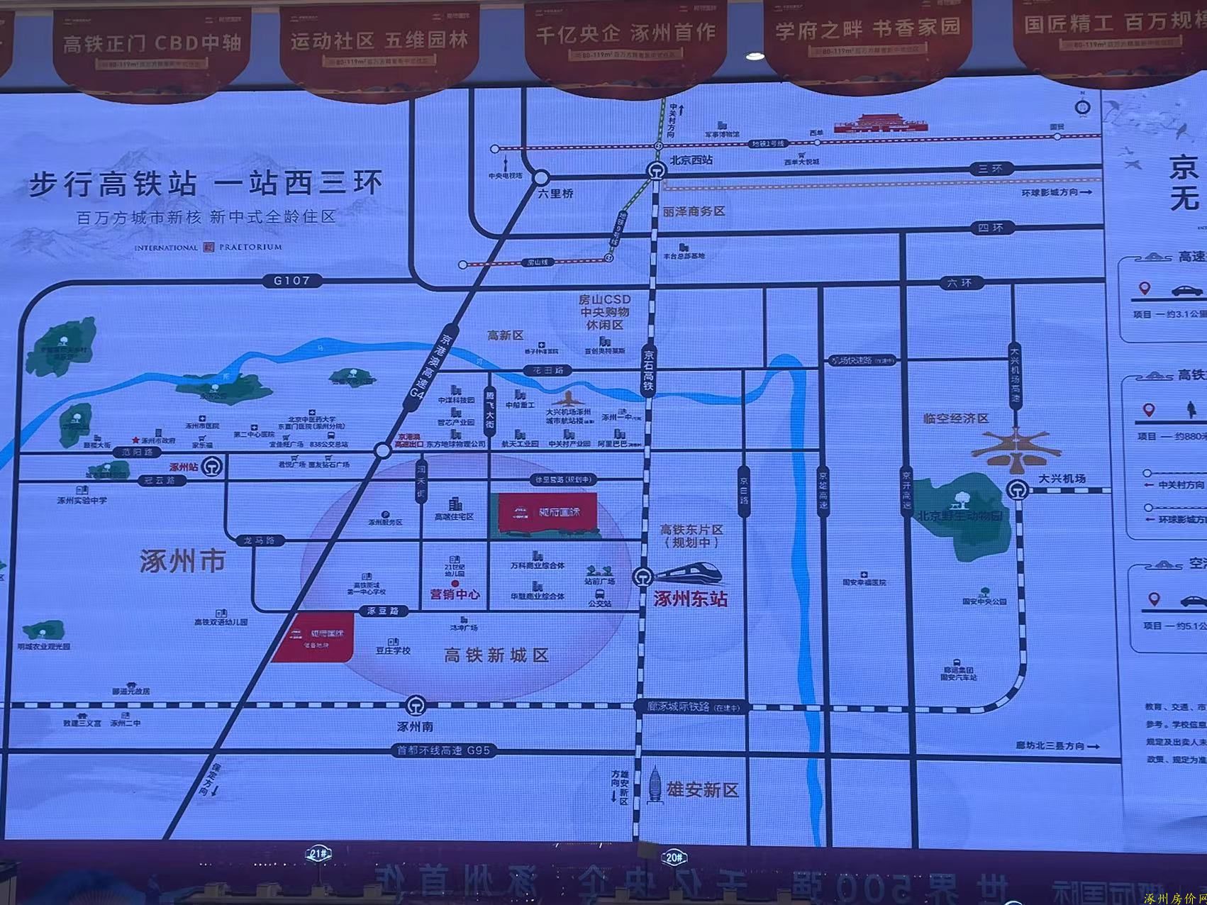 涿州樾府国际区域图