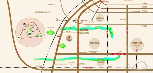 涿州天地新城位置区域图片