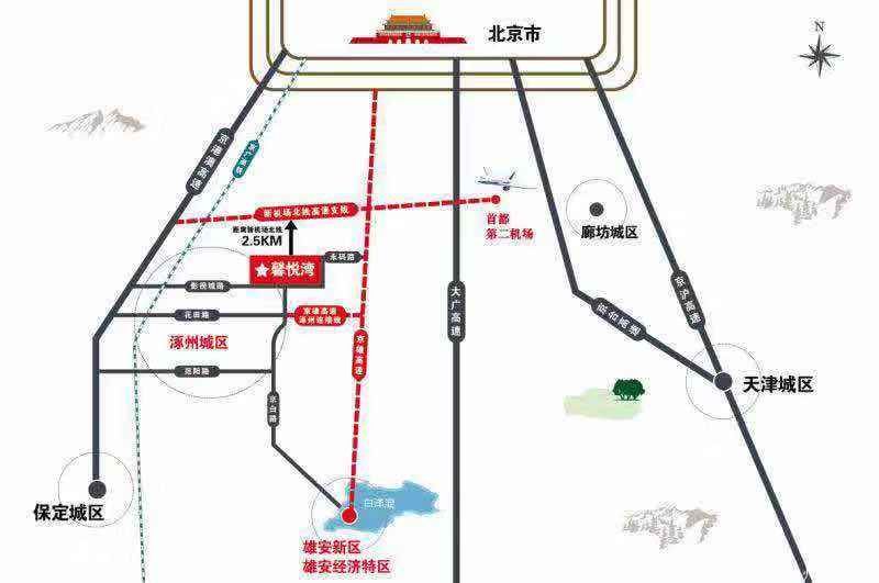 涿州天保馨悦湾楼盘位置图