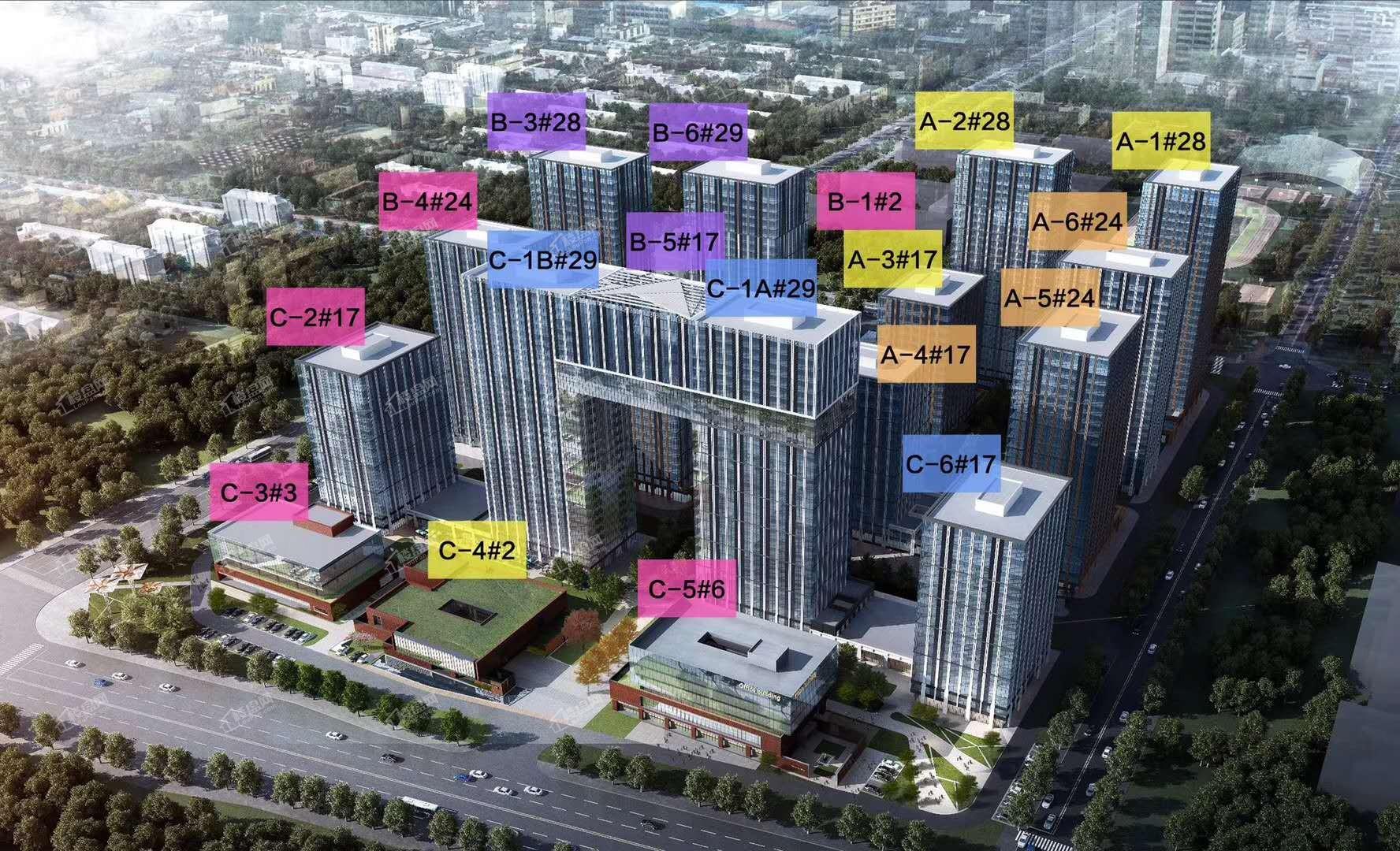 涿州浪潮一览云房产新房项目规划沙盘