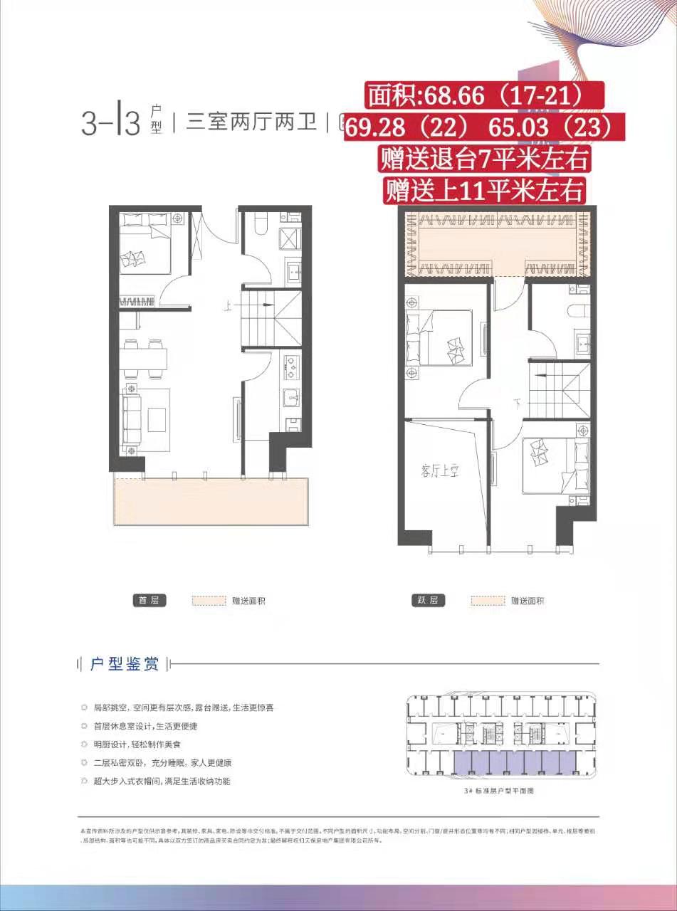 天保智慧城挑高4.7米在售户型图