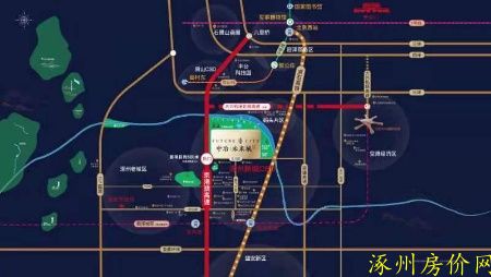 涿州中冶未来城楼盘地理位置规划图