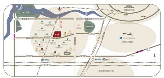 涿州德信御府楼盘位置区域图