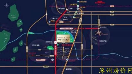 涿州中冶未来城楼盘地理位置规划图