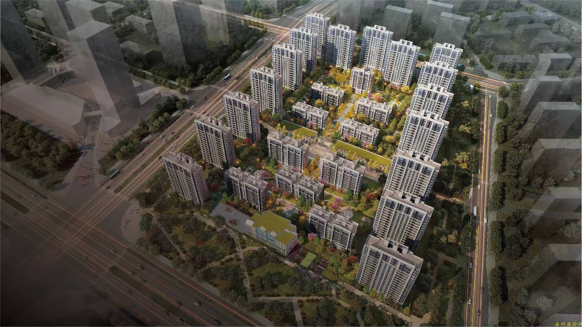 涿州中冶未来城沙盘图片