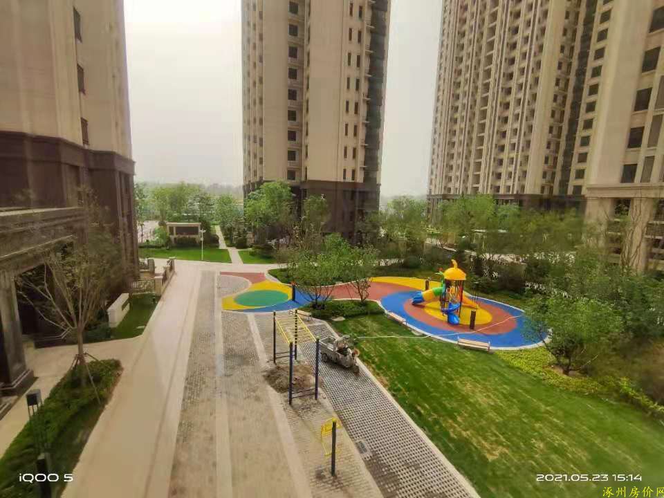 涿州九里京城现房绿化环境图片