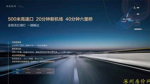 涿州中冶未来城交通优势